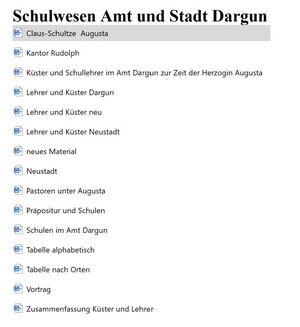 Schmidtbauer, Wolfgang Schulwesen Amt und Stadt Dargun cover