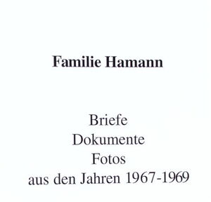 Familienchronik Hamann 1967 69 Teil 01 cover