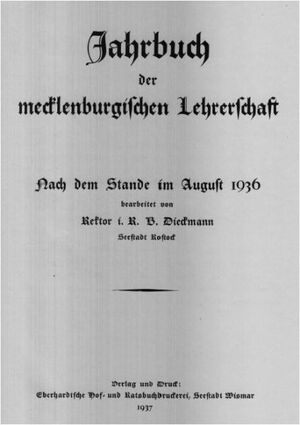 Jahrbuch 1937 Cover