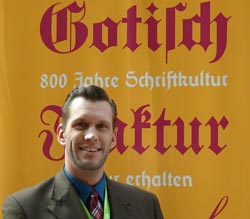 Franz Neugebauer von der Sütterlinstube Dresden